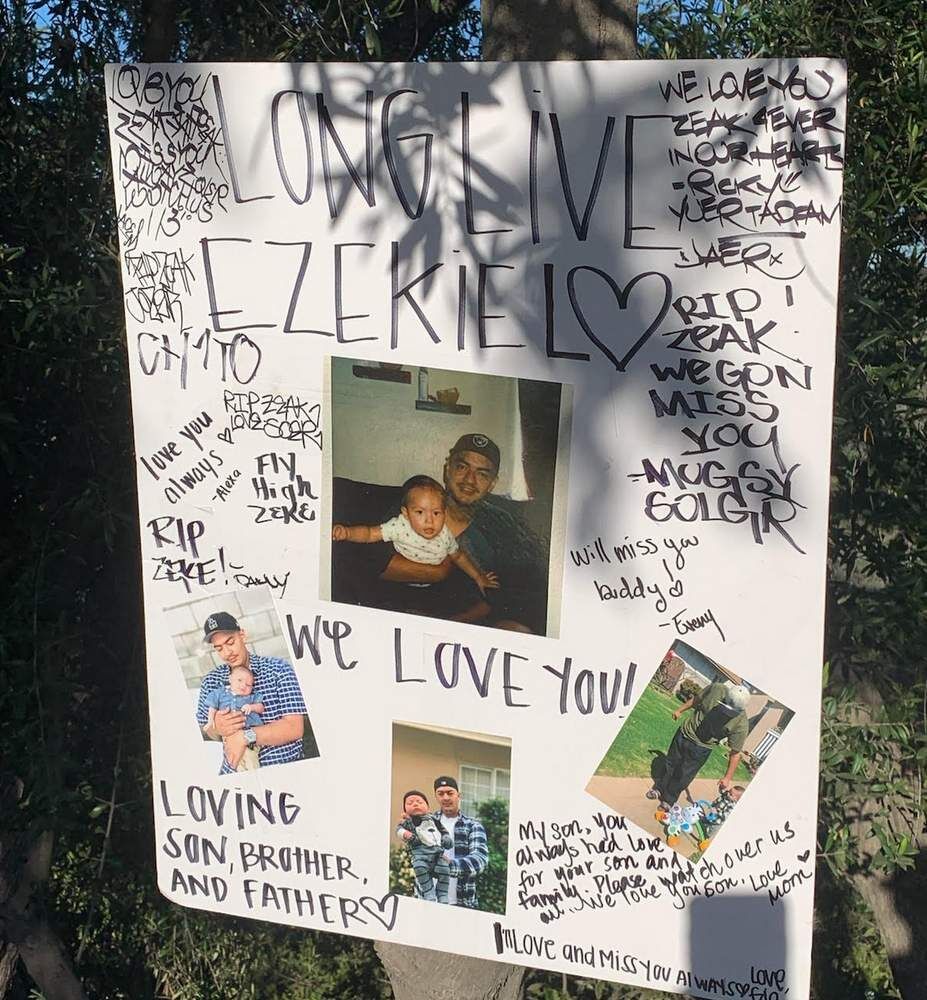 memorial poster Ezekiel Fierro